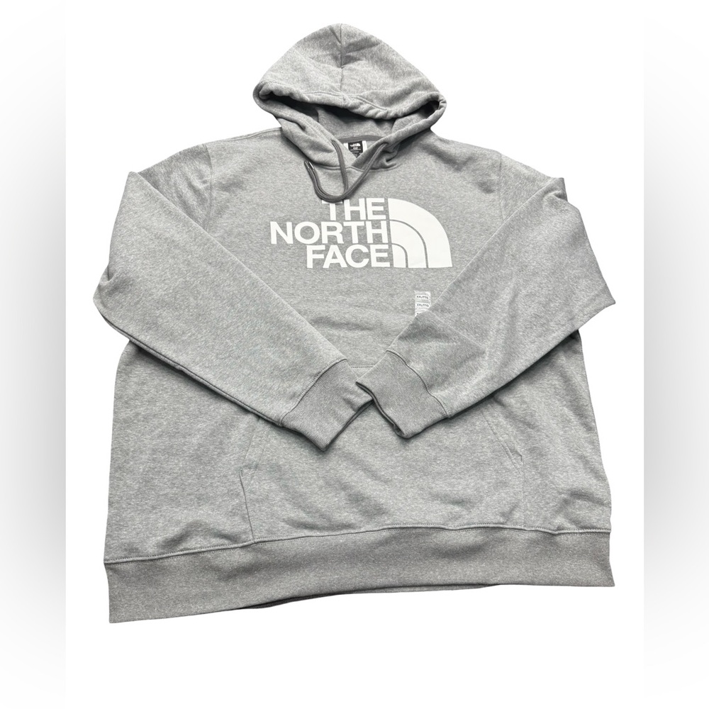 The North Face Light Gray Hoodie Mens XXL Pullover Sweatshirt NWOT Casual